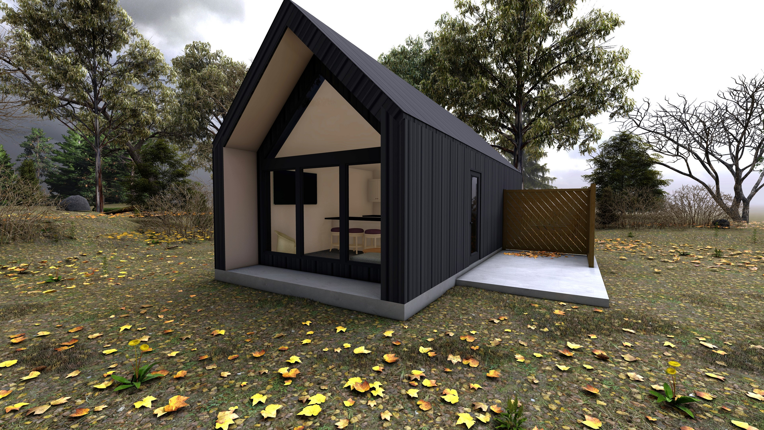 McCabe prefab home plan rendering