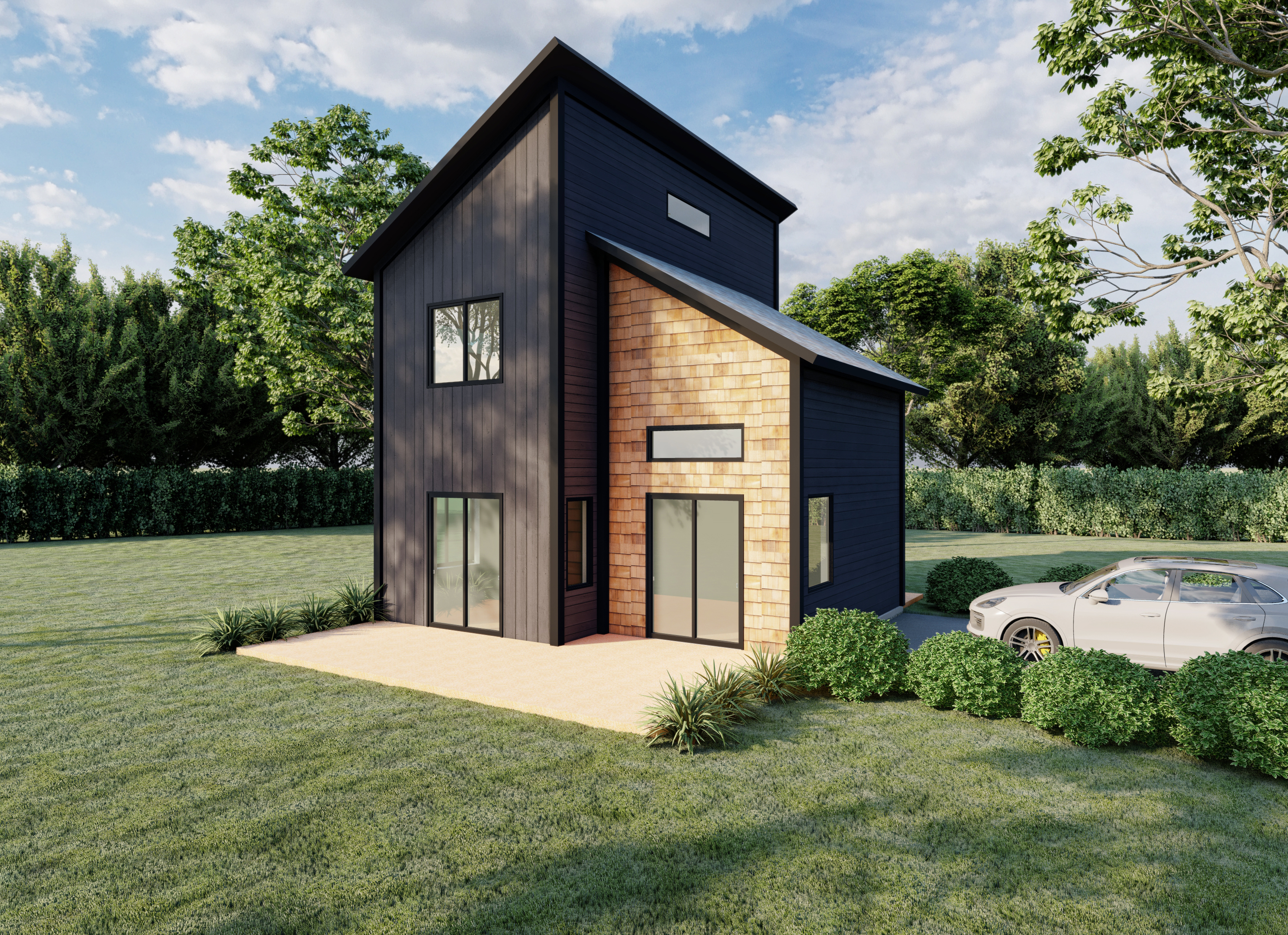 Summit prefab home plan rendering