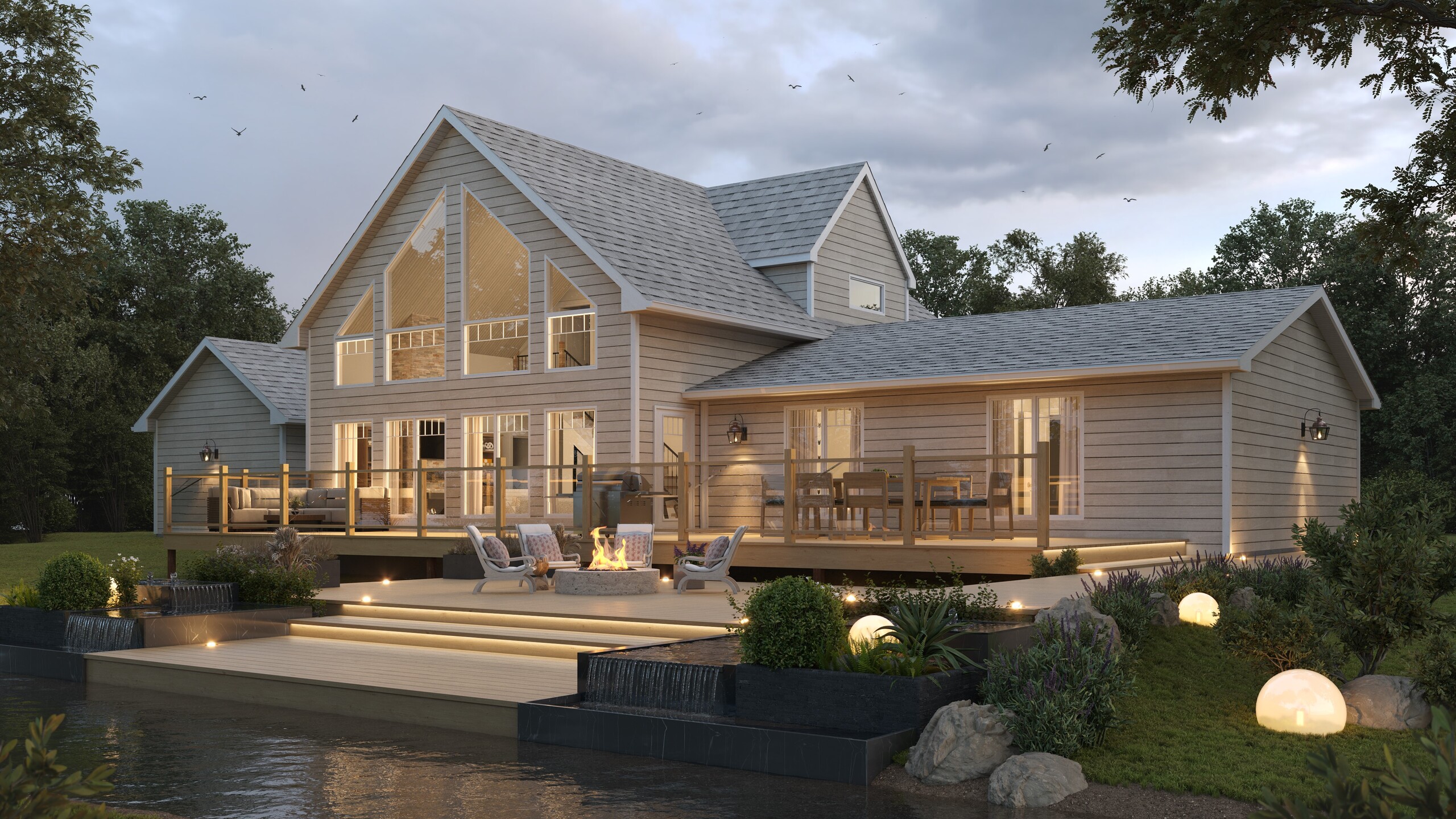 Aviemore prefab home plan rendering