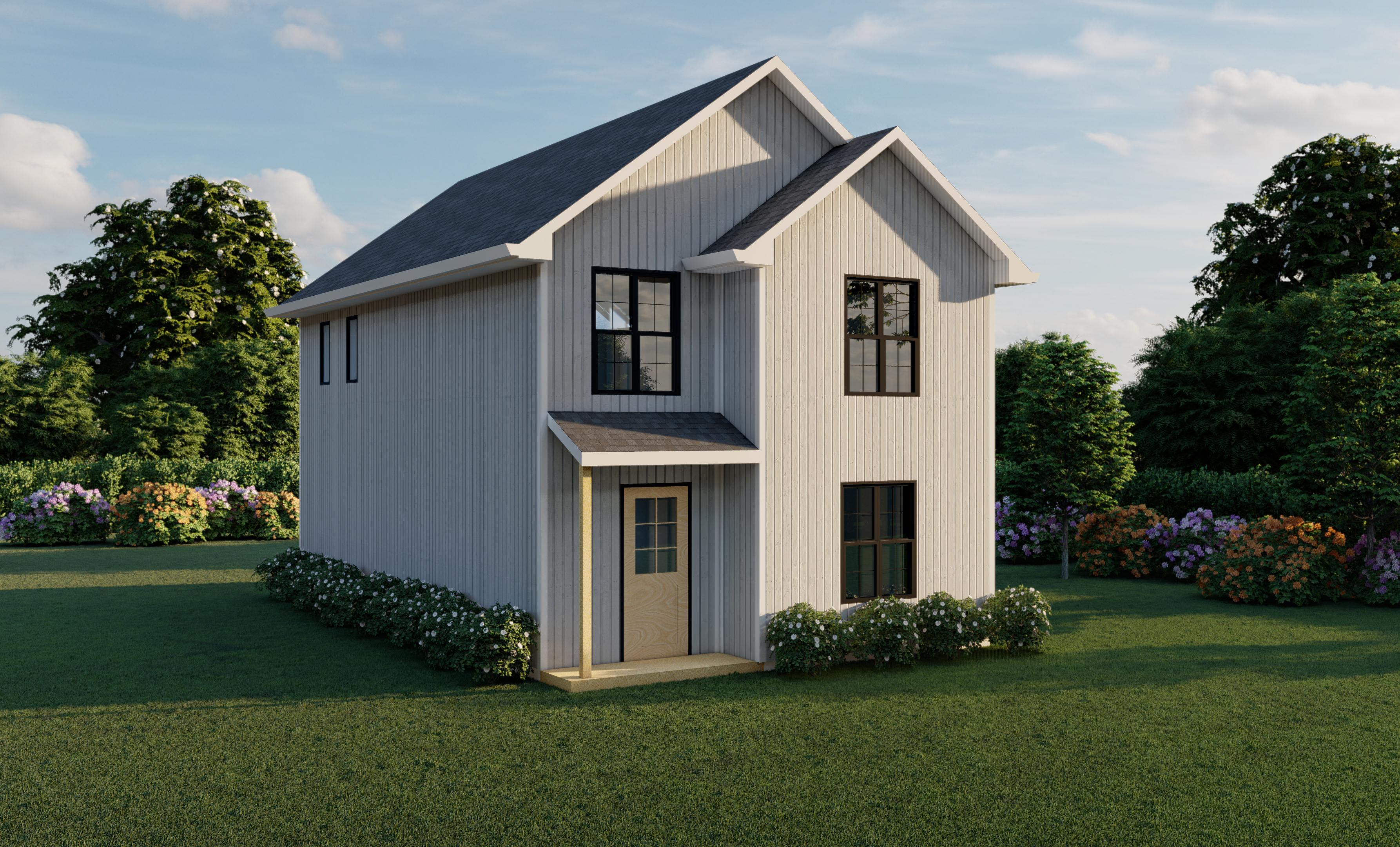 Mount Pearl prefab home plan rendering