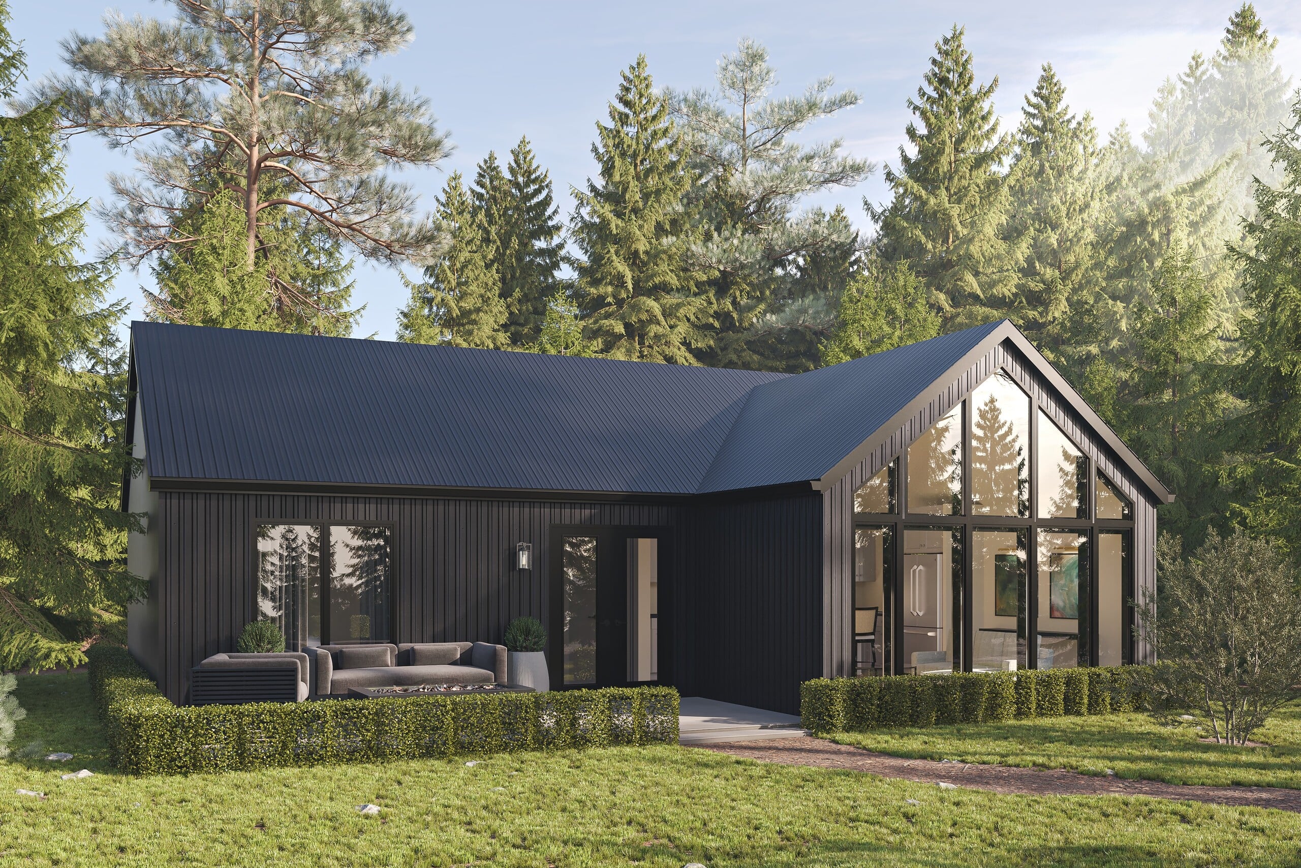 Quispamsis prefab home plan rendering