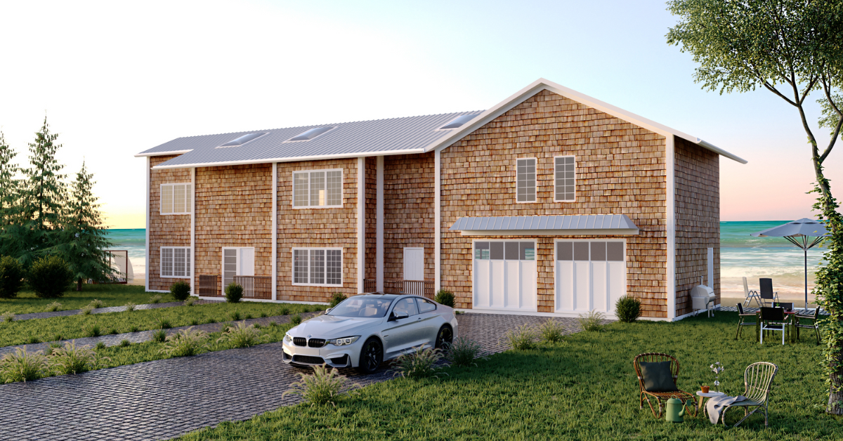 Thunder Cove prefab home plan rendering