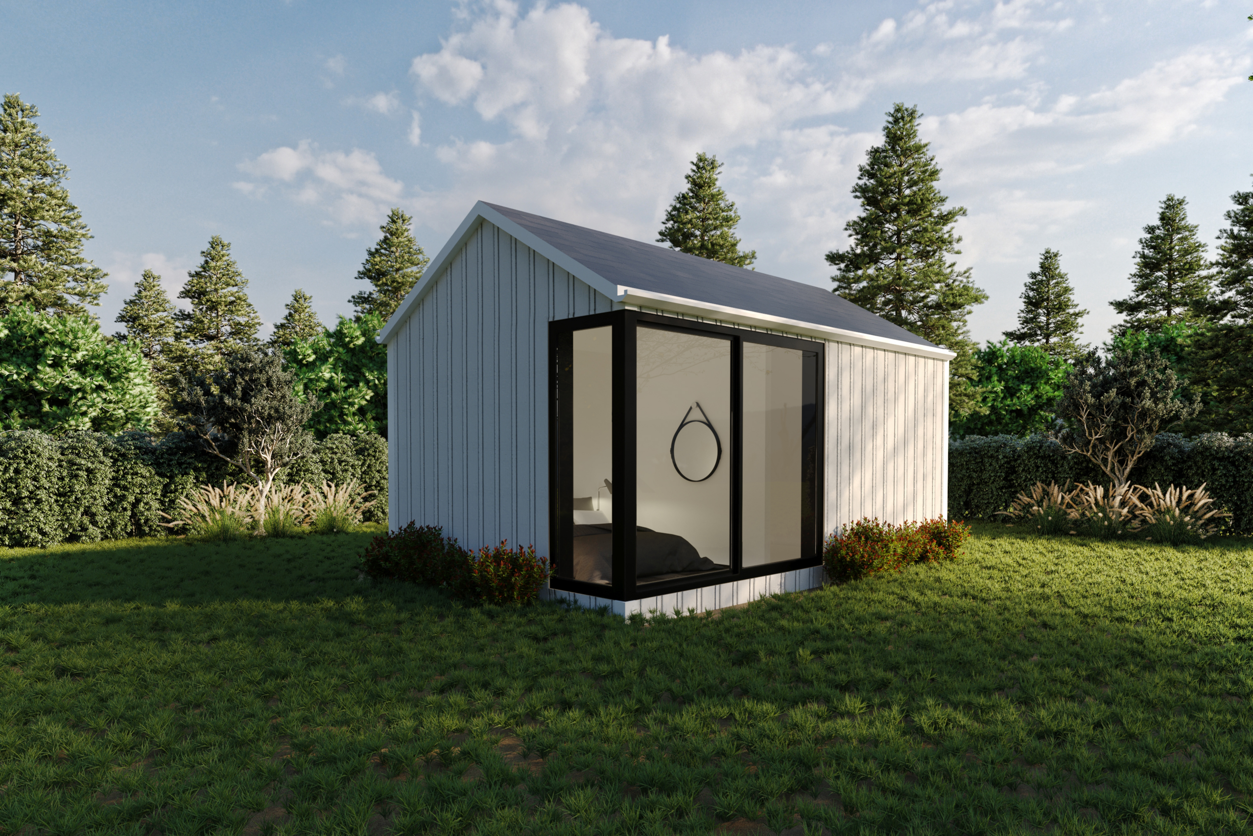 Beaverbank prefab home plan rendering