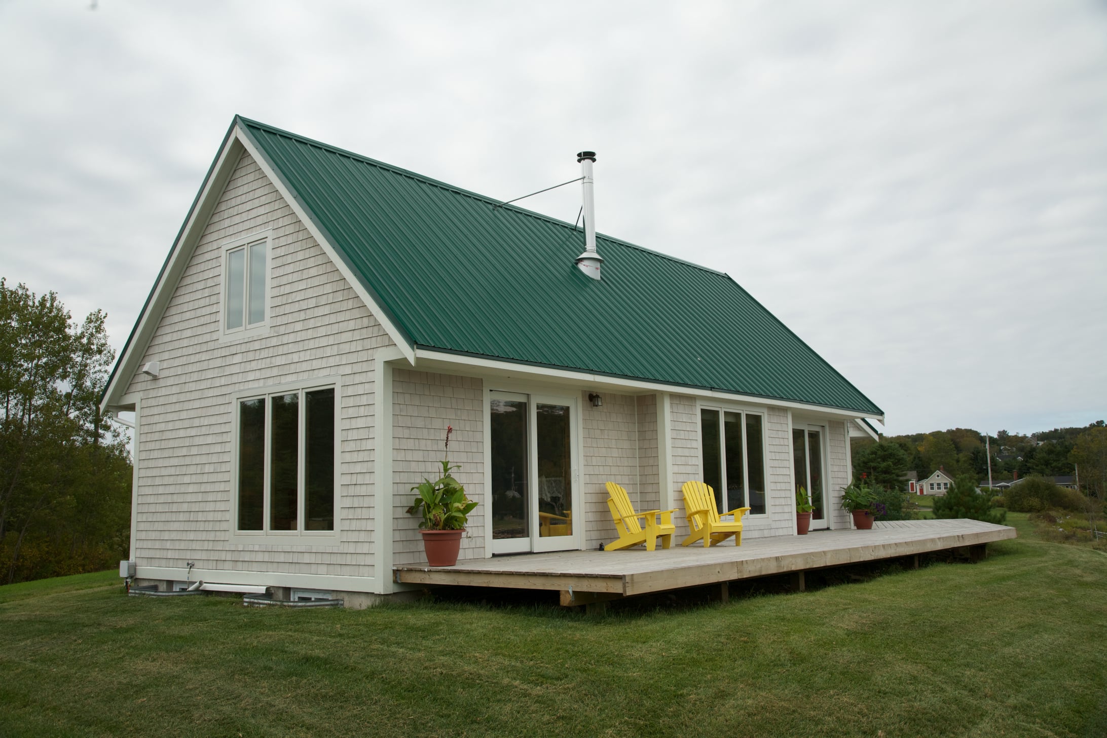 Detail of a finished Interhabs home