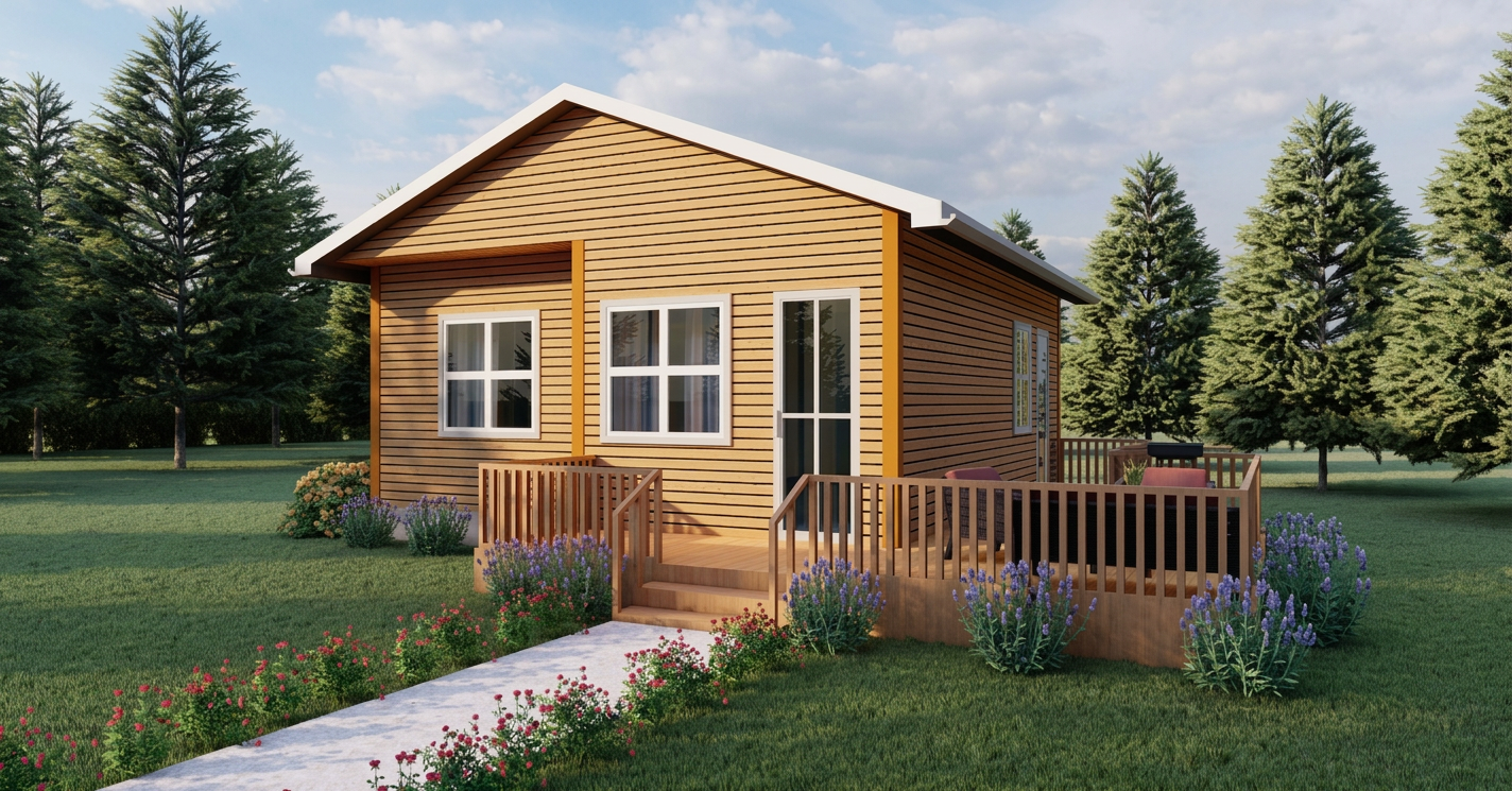 Anchorage Cabin — Interhabs design rendering